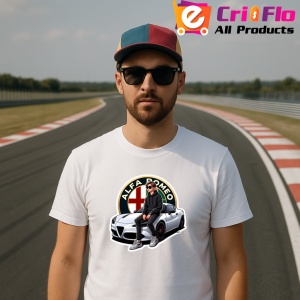 Tricou Still Cool Alfa Romeo Car 2 | Unisex Dama si Barbat - Img 2