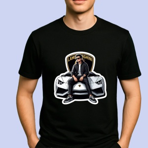 Tricou Still Cool Lamborghini Car 2 | Unisex Dama si Barbat