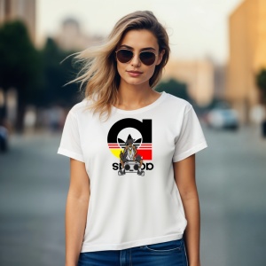 Tricou Stret Music Play Street Tricou Alb - Copii | Dama | Barbat - Img 8