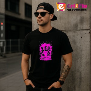 Tricou Strong Fete Fitness Roz, Copii | Dama | Barbat, culoare negru - Img 7