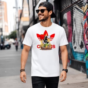 Tricou Super Mario Skater Boy Red Cap Urban Rebel Street Culture Art, din bumbac 100% Copii | Dama | Barbat - Img 5