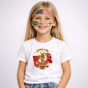 Tricou Switzerland World Cup 2026 Fifa V2, din bumbac 100%, tricou alb, Copii | Dama | Barbat - Img 2