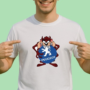 Tricou Tazz Cu Logo Peugeot | Unisex Dama si Barbat