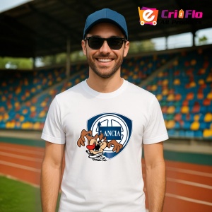 Tricou Tazz Vartej Cu Logo Lancia | Unisex Dama si Barbat - Img 4