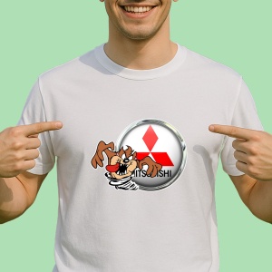 Tricou Tazz Vartej Cu Logo Mitsubishi 2 | Unisex Dama si Barbat