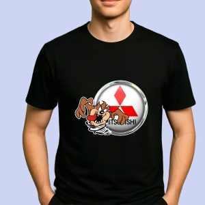 Tricou Tazz Vartej Cu Logo Mitsubishi 2 | Unisex Dama si Barbat