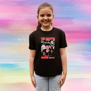 Tricou The Weeknd - Starboy v1, muzica Hip-Hop / Trap, Dama | Barbat | Copii, Culoare Negru - Img 4