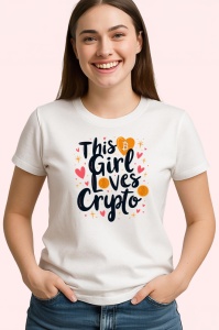 Tricou this girl loves crypto, fata asta iubeste crypto, Copii | Dama | Barbat - Img 4