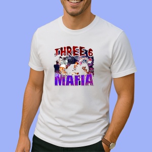 Tricou Three 6 Mafia, muzica Hip-Hop / Trap, Dama | Barbat | Copii - Img 2