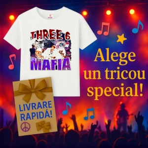 Tricou Three 6 Mafia, muzica Hip-Hop / Trap, Dama | Barbat | Copii - Img 9