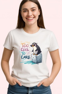 Tricou Too Cool To Care Pinguin Pe Gheata, Copii | Dama | Barbat - Img 5
