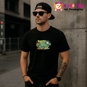 Tricou Transfer Liber Nimeni Nu Ma Vrea Fotbal Amuzant, din bumbac 100%, tricou negru Copii | Dama | Barbat - Img 6
