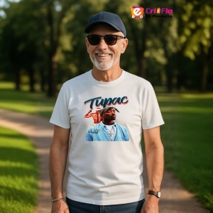 Tricou Tupac Blue Shirt, muzica POP, Dama | Barbat | Copii - Img 5