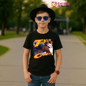 Tricou Tyler, The Creator - Red Microphone, muzica Pop / R&B / Reggae, Dama | Barbat | Copii, Culoare Negru - Img 6