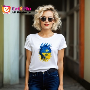 Tricou Ukraine Steag Splash Art, Copii | Dama | Barbat - Img 12