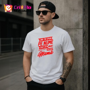 Tricou uni imi spun pe nume dar cei mai importanti imi spun mama mesaj 1, Copii | Dama | Barbat - Img 4