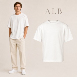 Tricou unisex bărbat oversize Malfini Stage 812, model larg și lejer, 100% bumbac - Img 11