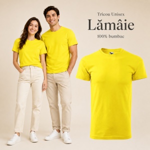 Tricou Unisex Damă / Bărbat Heavy New 137 – 100% Bumbac, Guler Rotund, 200 g/m², XS–5XL - Img 34