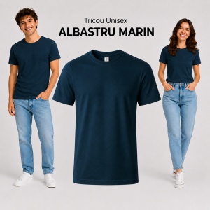 Tricou unisex damă și bărbat, 100% bumbac, mărimi XS–4XL, 22 culori disponibile - Img 14