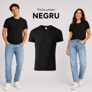 Tricou unisex damă și bărbat, 100% bumbac, mărimi XS–4XL, 22 culori disponibile - Img 24