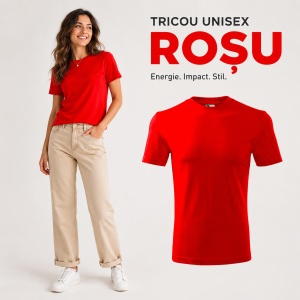 Tricou unisex damă și bărbat Malfini Heavy 110, 100% bumbac, 200 g/mp, S–3XL - Img 17