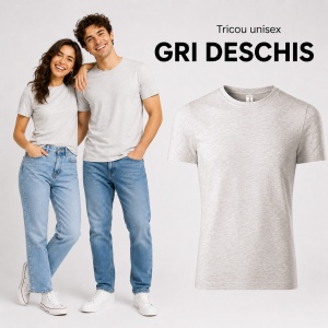 Tricou Unisex Damă și Bărbat model simplu tip Tommy - Img 21