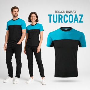 Tricou Unisex Damă și Bărbat Rimeck 109 Colormix, Bicolor, 100% Bumbac, 200 g/m², S–4XL - Img 18