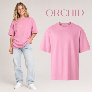 Tricou unisex oversize damă Malfini Stage 812, model larg și lejer, 100% bumbac - Img 12