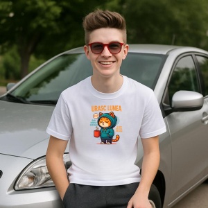 Tricou Urasc Lunea si am nevoie de bani - Copii | Dama | Barbat - Img 10
