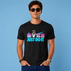 Tricou Urs Streetwear Cu Sapca Si Hanorac Stil Cartier, din bumbac 100%, tricou negru, Copii | Dama | Barbat - Img 3