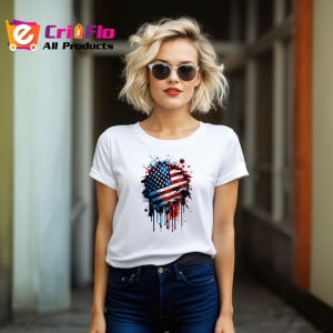Tricou USA Steag Splash Art, Copii | Dama | Barbat