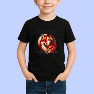 Tricou Vulpe si femeie cu par rosu mesaj inspirational stronger than the storm Copii | Dama | Barbat Barbat - Img 6