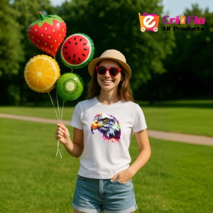 Tricou Vultur portret artistic cu privire intensa Copii | Dama | Barbat
