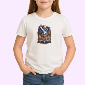 Tricou Vultur Universitatea Craiova Emblema Fotbal, din bumbac 100% , tricou alb pentru Copii | Dama | Barbat - Img 2