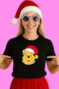 Tricou Winnie Chip Zambitor Cu Caciula Mosului, din bumbac 100% Copii | Dama | Barbat