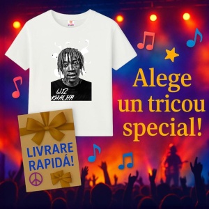 Tricou wiz khalifa alb negru, muzica Pop Rock / Indie Pop, Dama | Barbat | Copii - Img 11