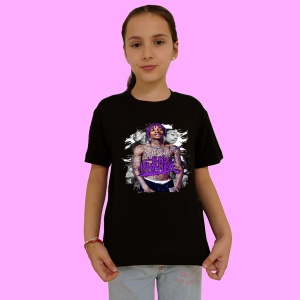 Tricou wiz khalifa Purple, muzica Hip-Hop / Trap, Dama | Barbat | Copii, Culoare Negru - Img 2