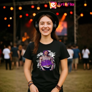 Tricou wiz khalifa Purple, muzica Hip-Hop / Trap, Dama | Barbat | Copii, Culoare Negru - Img 5