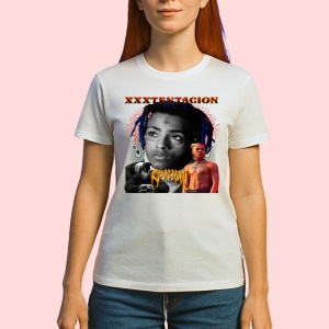 Tricou xxxtentacion black gold, muzica Hip-Hop / Trap, Dama | Barbat | Copii
