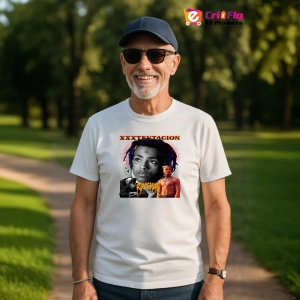 Tricou xxxtentacion black gold, muzica Hip-Hop / Trap, Dama | Barbat | Copii - Img 5