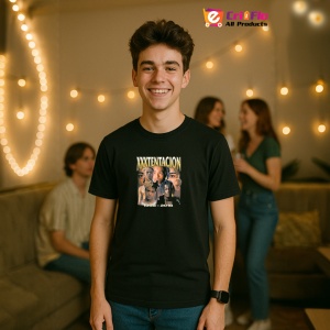 Tricou xxxtentacion colaj memorial, muzica Alternative / Electropop / Rap Rock, Dama | Barbat | Copii, Culoare Negru - Img 8