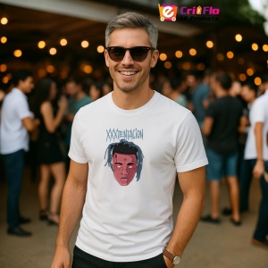 Tricou xxxtentacion desen digital, muzica Hip-Hop / Alternative Rap, Dama | Barbat | Copii - Img 4