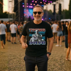 Tricou Young Dolph - Duo Style, muzica Hip-Hop / Alternative Rap, Dama | Barbat | Copii, Culoare Negru - Img 9