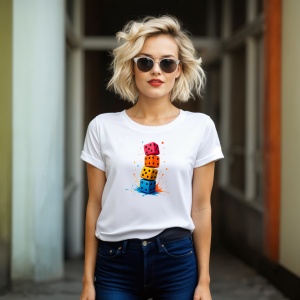 Tricou Zaruri Colorate - Copii | Dama | Barbat - Img 13