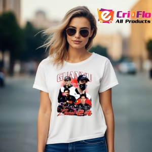 Tricou Zhou Guanyu Poster Colaj Portret Costum Negru Alb Formula 1, Copii | Dama | Barbat - Img 9
