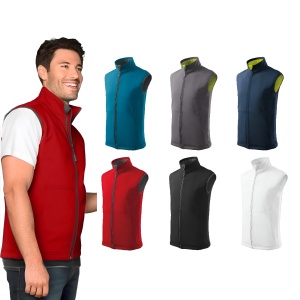 Vestă Bărbat Premium Softshell cu Fermoar și Buzunare | 6 culori disponibile