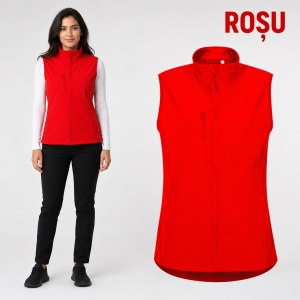 Vestă Damă tip Jachetă fără Mâneci, Softshell Elastică și Călduroasă – Trail 569 - Img 16