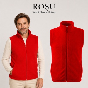 Vesta Polar Fleece Unisex Bărbat cu Fermoar Malfini Next 518 – 280 g/m² - Img 25