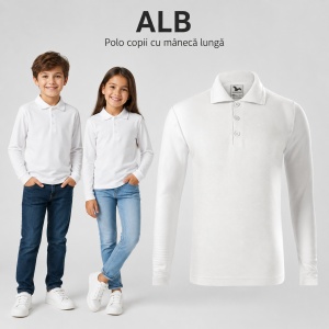 Bluză Polo Copii Simplă pentru Uniforma Școlară - Img 11