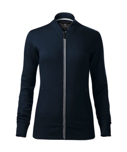 Bluza dama cu fermoar si buzunare ascunse de culoare albastru marin